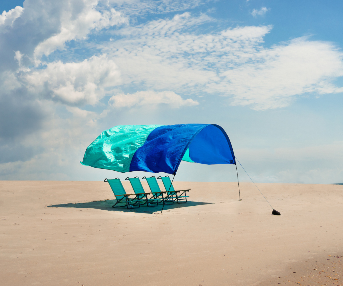 Mini beach flag personnalisable 1,75m modèle mini Fun