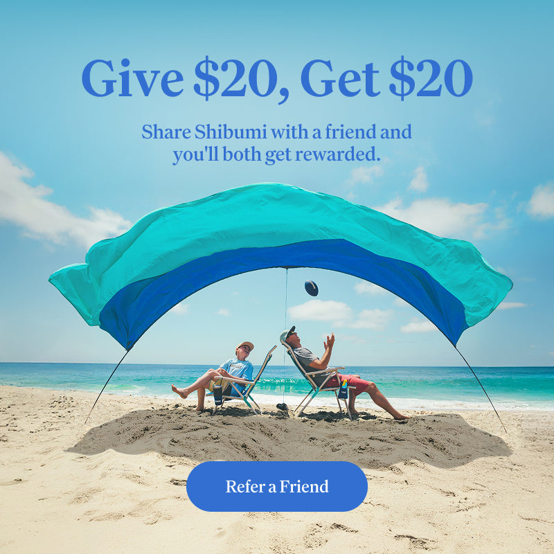 give 20 dollars, get 20 dollars. share shibumi with a friend and you will both get rewarded. refer a friend here